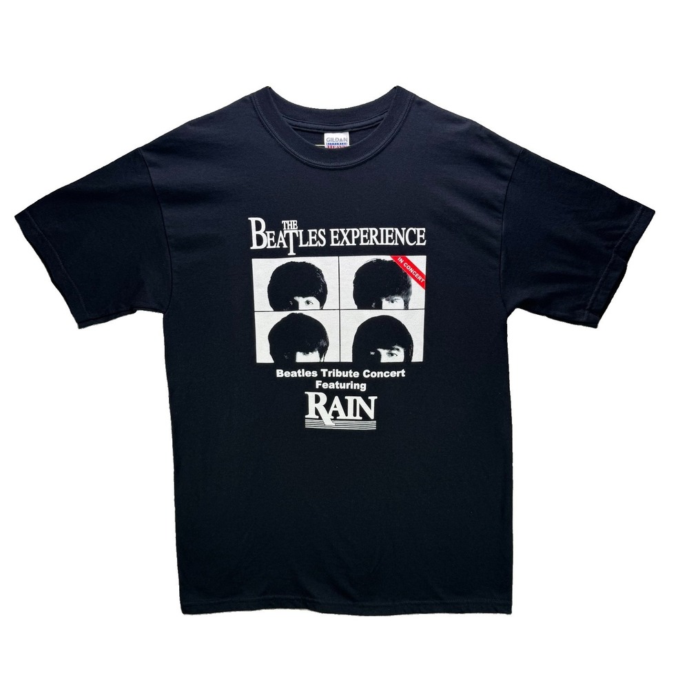 Rain A Tribute To The Beatles Experience Shirt Size Medium Rock Band Tour Gildan